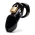 CB-6000 CB-X - lujoso jaula para el pene con candado (negro)