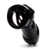 CB-6000 CB-X - lujoso jaula para el pene con candado (negro)