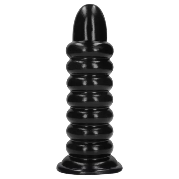 Ouch! Spiral Force - plug anal en espiral (negro) - 23,5 cm