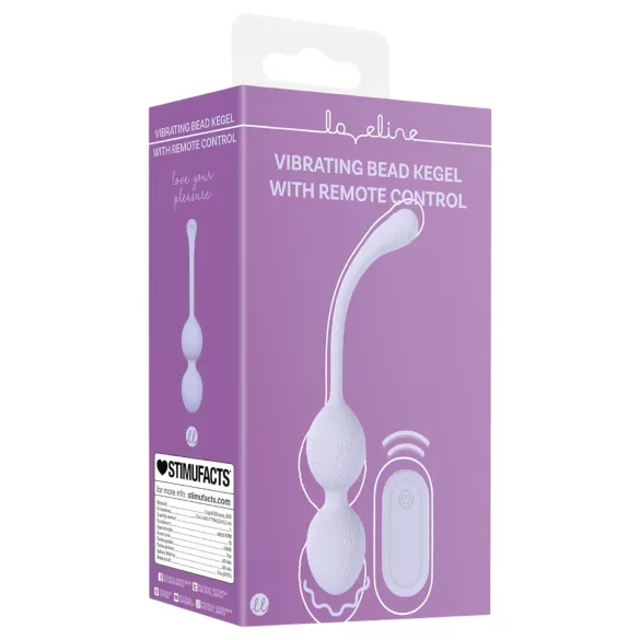 Loveline - bolas Kegel vibradoras - lila