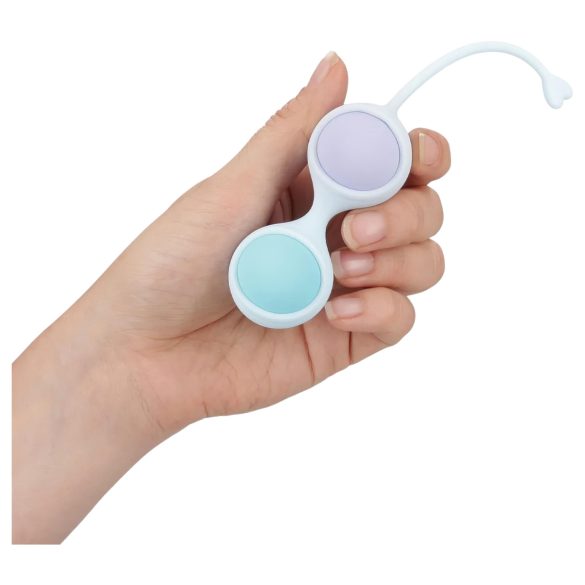 Loveline - bolas chinas vibradoras ajustables - silicona azul