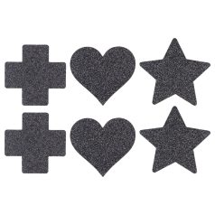 Le Désir - set de cubrepezones - 3 pares - negro