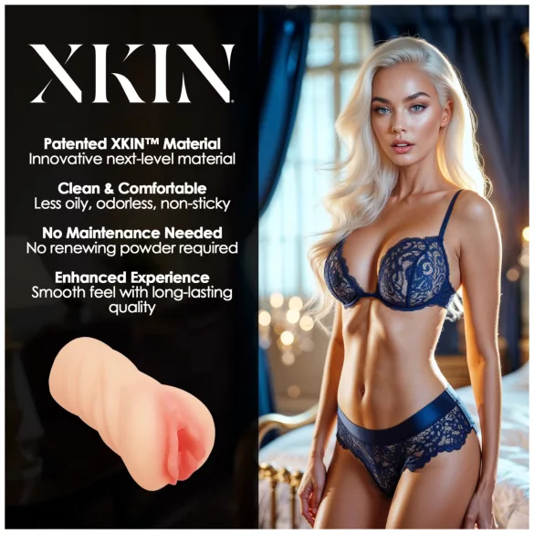 XKIN Desire Alessia - masturbador con vagina realista (color natural)