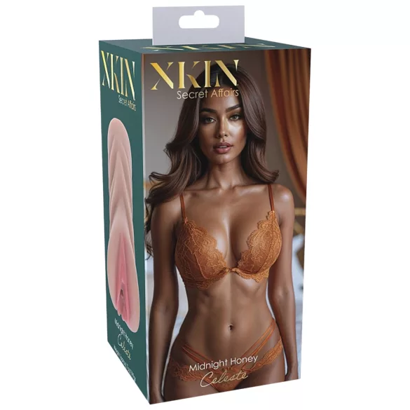 XKIN Honey Celeste - masturbador de vagina realista (color natural)