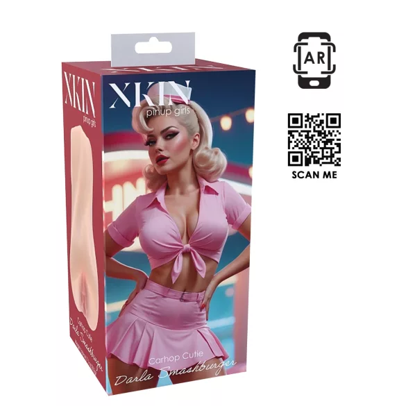XKIN Cutie Darla - masturbador de vagina realista (color natural)