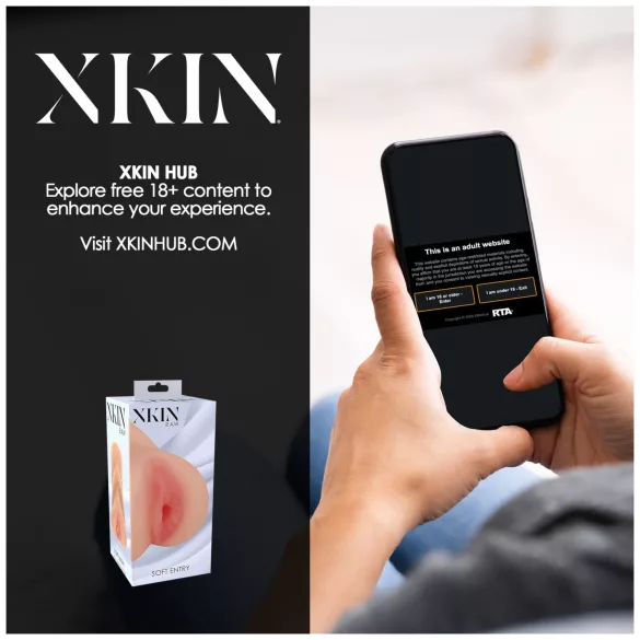 XKIN - masturbador con vagina falsa realista - M (color natural)