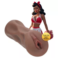   XKIN Cheerleader Cherry - masturbador vaginal realista (tono moreno natural)
