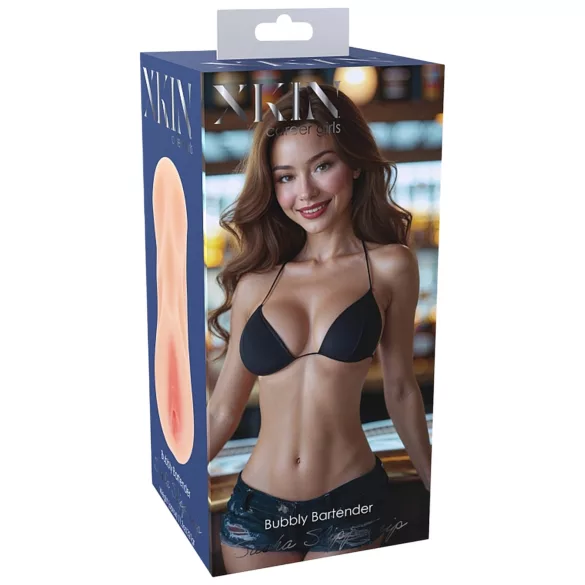 XKIN Bartender Sasha Slippernip - masturbador vagina realista (color natural)