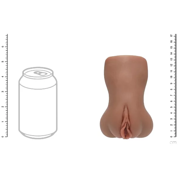 XKIN - vagina artificial realista - Talla L (tono oscuro natural)