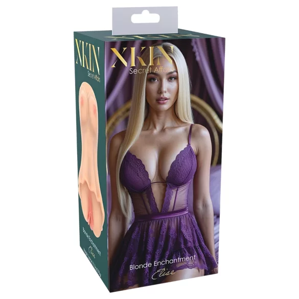XKIN Enchantment Elise - masturbador con vagina artificial realista (color natural)