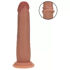   RealRock - Consolador realista de doble densidad (moreno/bronceado) - 18,5 cm