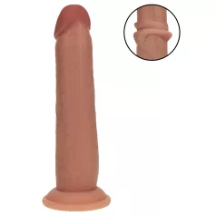   RealRock - consolador realista de doble densidad (bronceado) - 20,5 cm