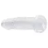 RealRock - consolador realista con ventosa (transparente) - 12,7 cm
