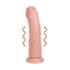 REALROCK - vibrador con ventosa - natural (20,5cm)