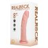 REALROCK - vibrador con ventosa - natural (20,5cm)