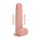 REALROCK - Vibrador con ventosa - Natural (18 cm)