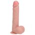 RealRock - consolador vibrador con ventosa - realista - color piel 20,5cm