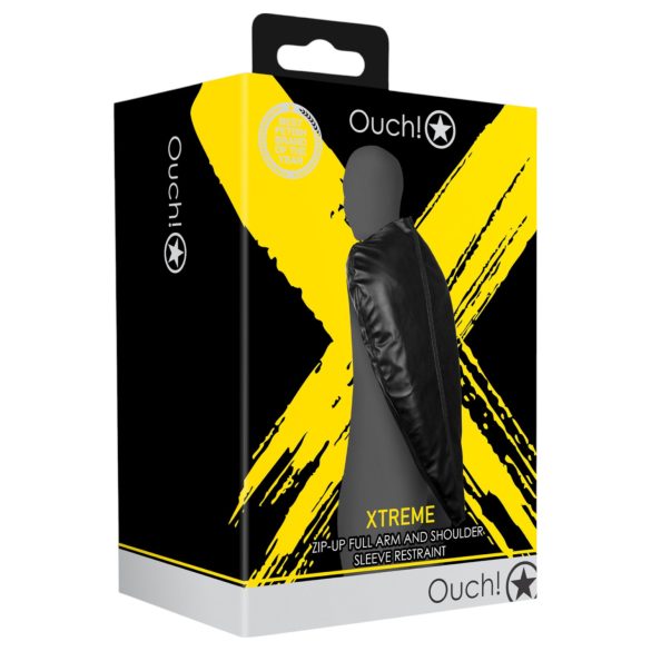 Ouch! - inmovilizador de brazos - ajustable - cuero negro