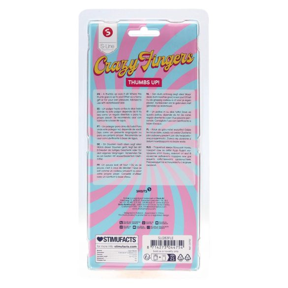 S-Line - consolador con forma de pulgar - color natural