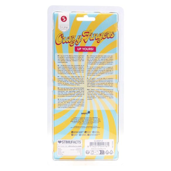 S-Line - consolador dedo medio - realista - color natural