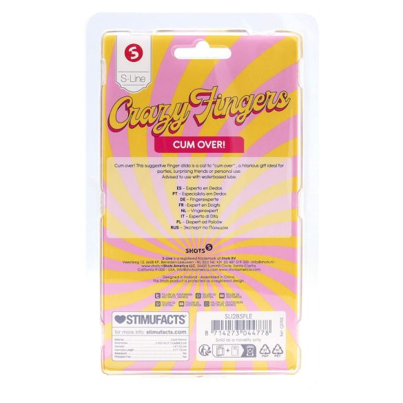 S-Line - consolador doble dedo - silicona color piel