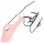 Loveline - vibrador de dedo texturizado - silicona rosa