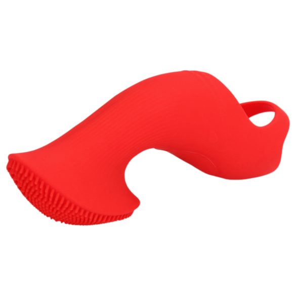 Loveline - vibrador de dedo estimulador - silicona - rojo