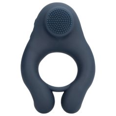   Loveline - anillo vibrador con estimulador de clítoris (gris)