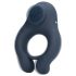 Loveline - anillo vibrador con estimulador de clítoris (gris)