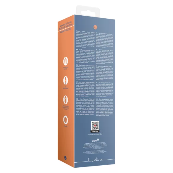 Loveline - vibrador con función calor - azul