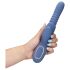 Loveline - vibrador azul con calor y empuje