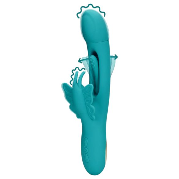 Loveline - vibrador mariposa con lenguas (turquesa)