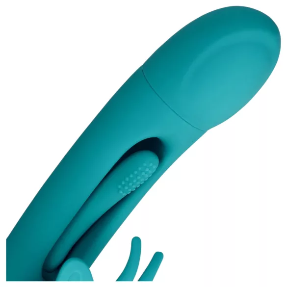 Loveline - vibrador mariposa con lengua - silicona turquesa