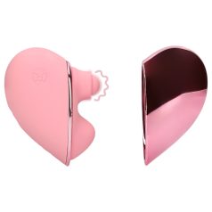   Loveline Tapping Heart - vibrador recargable estimulador de clítoris (rosa)