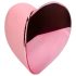 Loveline Tapping Heart - vibrador recargable estimulador de clítoris (rosa)