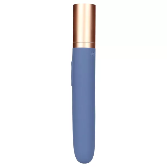 Loveline Travel - vibrador recargable con depósito lubricante - silicona azul