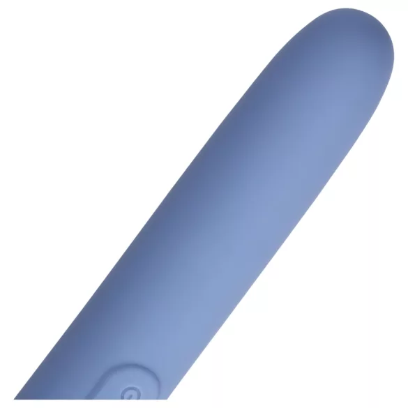 Loveline Travel - vibrador recargable con depósito lubricante - silicona azul