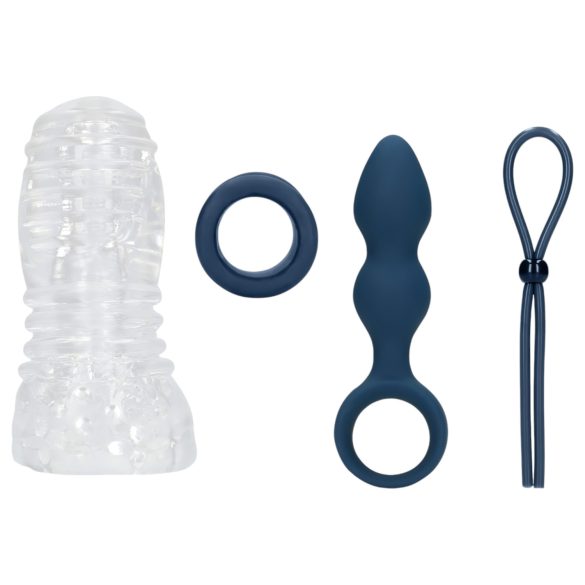 Loveline (S)explore - Set de juguetes sexuales para hombres (azul)