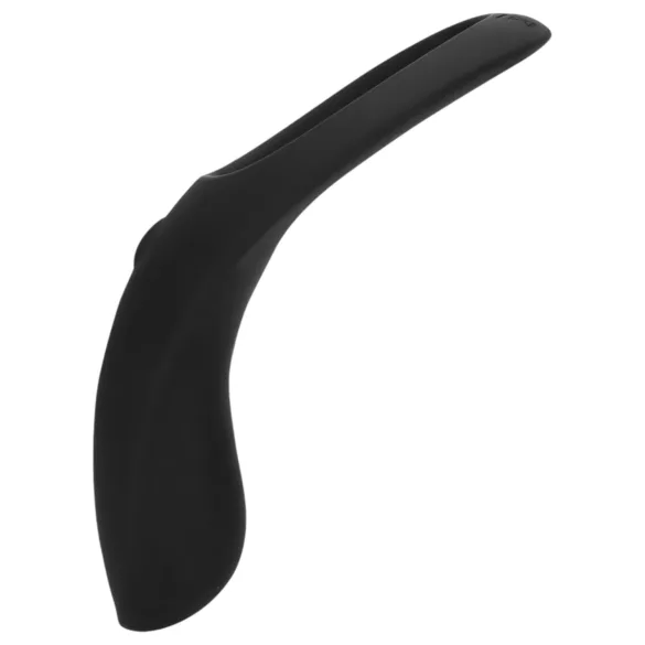 Loveline - anillo vibrador para pene y testículos recargable - silicona negra