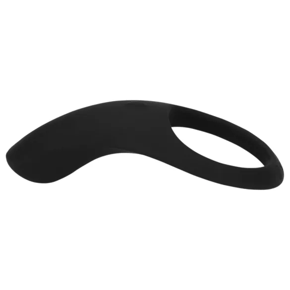 Loveline - anillo vibrador para pene y testículos recargable - silicona negra