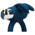Loveline - Anillo vibrador conejo (azul)