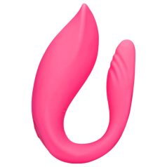   Loveline - vibrador para parejas recargable con control, rosa