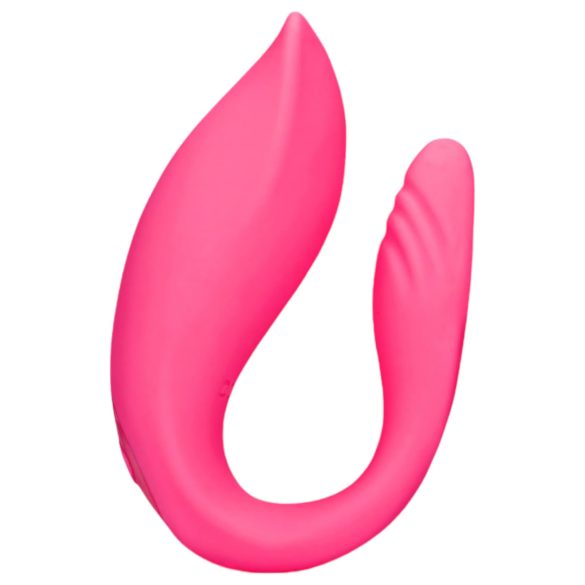 Loveline - vibrador de pareja recargable con control remoto (rosa)
