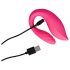 Loveline - vibrador para parejas recargable con control, rosa