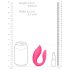 Loveline - vibrador para parejas recargable con control, rosa