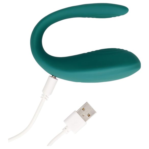 Loveline - vibrador de pareja recargable impermeable control remoto verde