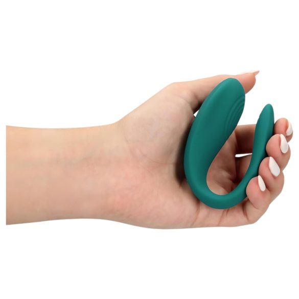 Loveline - vibrador de pareja recargable impermeable control remoto verde