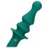 Loveline - vibrador anal recargable con perlas (verde)