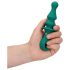 Loveline - vibrador anal recargable con perlas (verde)