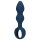 Loveline - plug anal con anillo - pequeño (azul)